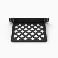 10 inch rack vented shelf, rear view