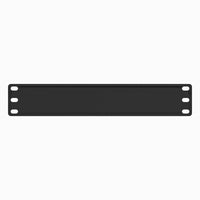 10 inch rack vented shelf, front view