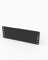 10 inch rack vented 2U shelf, angled view