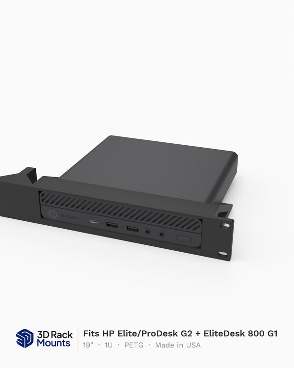 19" HP EliteDesk/ProDesk Mini G2 Rack Mount - 1U (Modular)