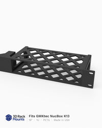19" GMKtec NucBox K13 Mini PC Rack Mount - 1U (Modular)