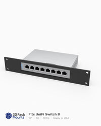 Unifi Switch 8 10" Rack Mount - 1U