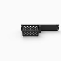 Rear view of the Focusrite Scarlett 4i4 4th Gen 19 inch rack mount showing open airflow