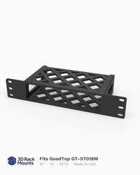 10 inch 3D printed mini rack mount for the GoodTop GT-ST018M 2.5G switch