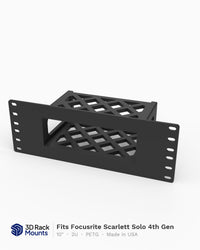 10" Focusrite Scarlett Solo 4th Gen Mini Rack Mount - 2U