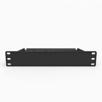 10 inch rack vented shelf, angled view