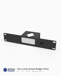 10" Lutron Smart Bridge & Smart Bridge Pro Rack Mount - 1U with Keystone Jack