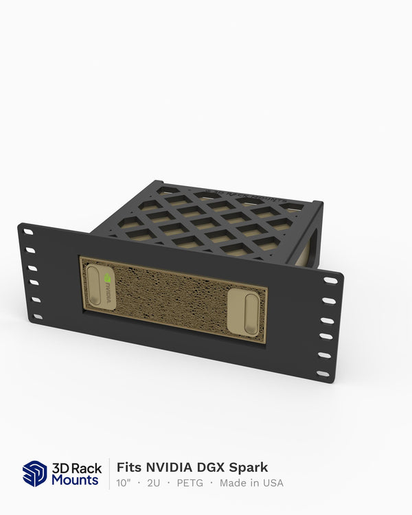 10" NVIDIA DGX Spark Mini Rack Mount - 2U