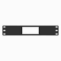 Front view of the 10 inch ZimaBoard 2 mini rack mount panel