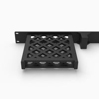 Rear view of the 19 inch LG BP60NB10 Blu-ray writer rack mount cage