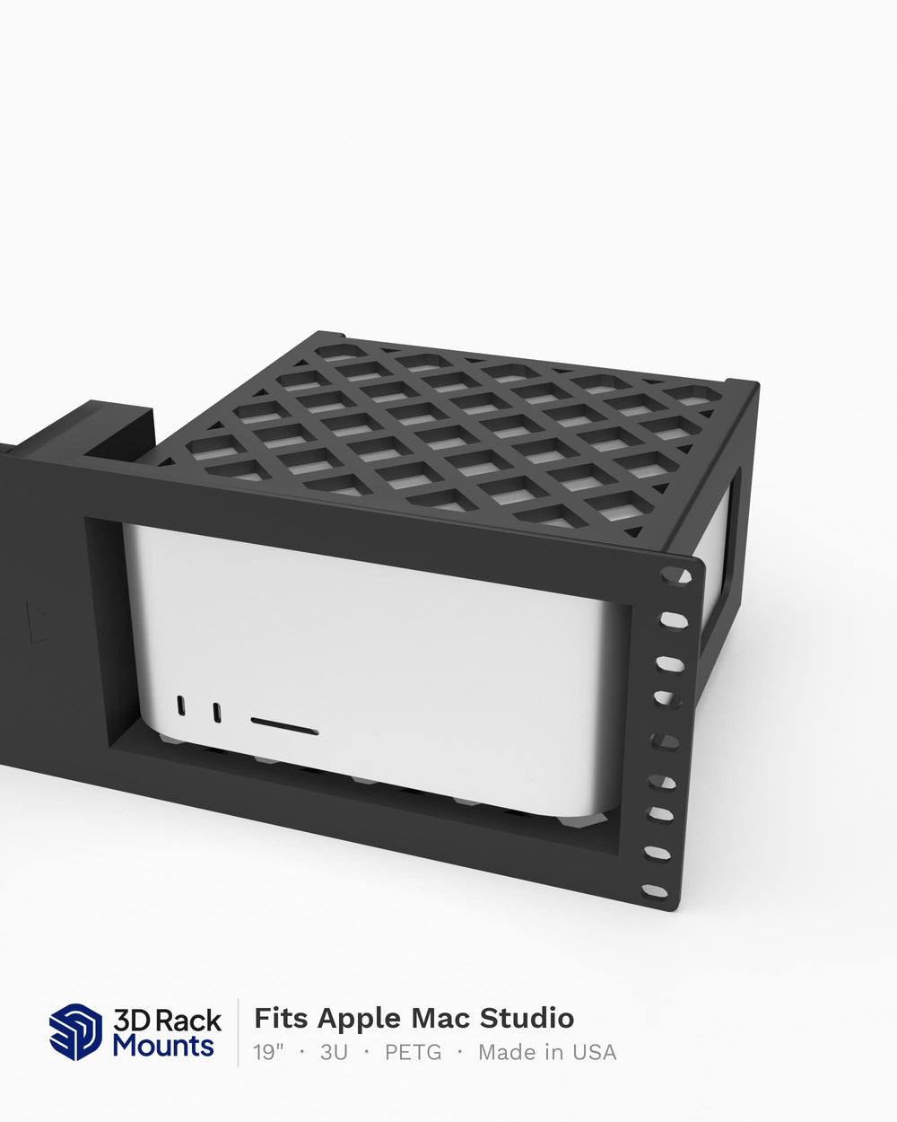19" Apple Mac Studio Rack Mount - 3U (Modular)