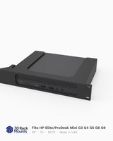 19" HP Elite/ProDesk Mini G3 G4 G5 G6 G9 Rack Mount 1U (Modular)