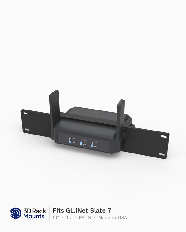 10" GL.iNet Slate 7 Travel Router Rack Mount - 1U