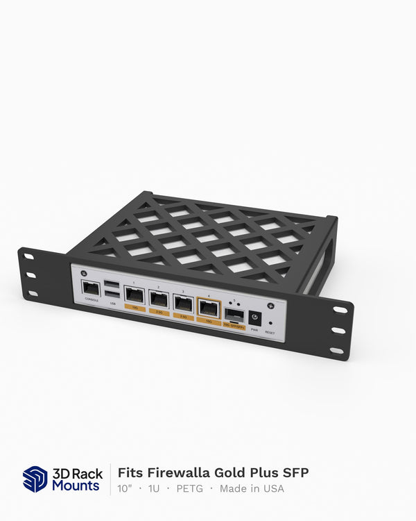 10" Firewalla Gold Plus SFP Rack Mount - 1U