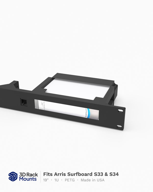 Arris Surfboard S33 & S34 19" Rack Mount - With Keystone 1U (Modular)