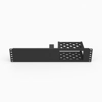 OnLogic ML100 2U modular rack mount filling a full 19 inch rack row