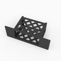 Front panel of the OnLogic ML100 10 inch 2U mini rack mount