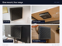 Dell OptiPlex Micro Wall Mount, Under Desk, VESA, Pegboard, SKADIS – view 2