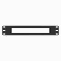 Front faceplate of the 10 inch Lenovo ThinkCentre M90n-1 Nano mini rack mount