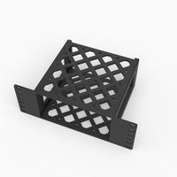 Top view of the 10 inch DeskMini X600 2U mount lattice