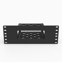 Calix GigaSpire BLAST u4 mounted in a 10 inch mini rack at 2U