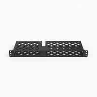 Full view of the two-piece 19 inch Omada Fusion and SG2210XMP-M2 rack mount