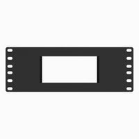 Faceplate of the 10 inch Intel NUC8 BEH 2U rack mount