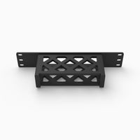 Rear view of the D-Link DGS-108 10 inch mini rack mount