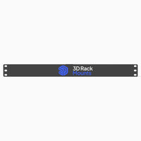 Custom Logo Rack Blank - 10" or 19" 1U - Your Business Logo in Color - Homelab Server Rack – view 2