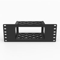 OnLogic ML100 mounted in a 10 inch mini rack, front view