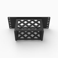 Top view of the OnLogic ML100 10 inch rack mount tray