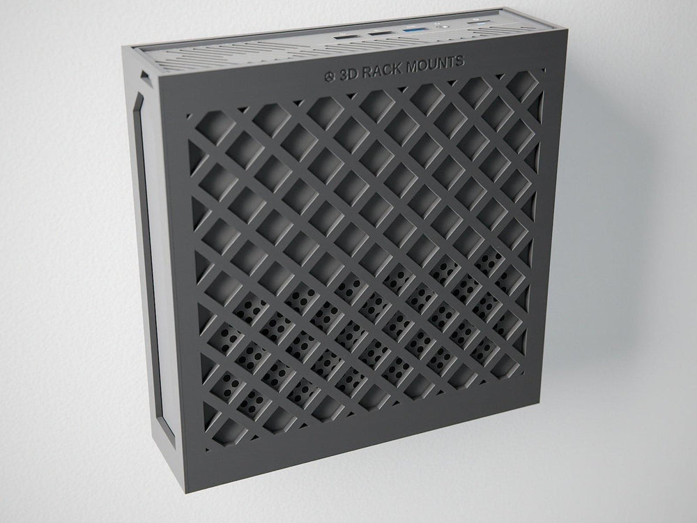 Minisforum MS-01 Wall Mount & Under Desk Mount - Vesa, Pegboard, Skadis - Also Fits MS-A2 and MS-R1