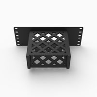 Top view of the 10 inch Minisforum UM773 Lite rack mount showing venting