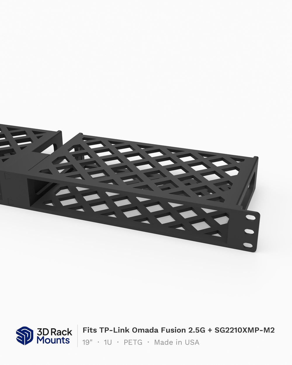 19 inch 1U rack mount for TP-Link Omada Fusion 2.5G and SG2210XMP-M2