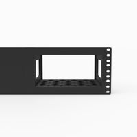 Front faceplate of the 19 inch QNAP TS-233 3U rack mount