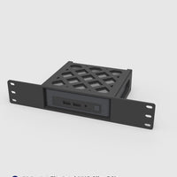 Intel NUC Slim rack mount video