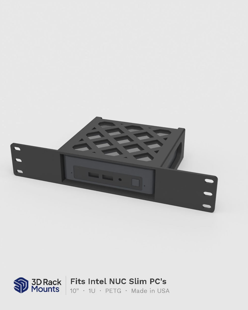 Intel NUC Slim rack mount video