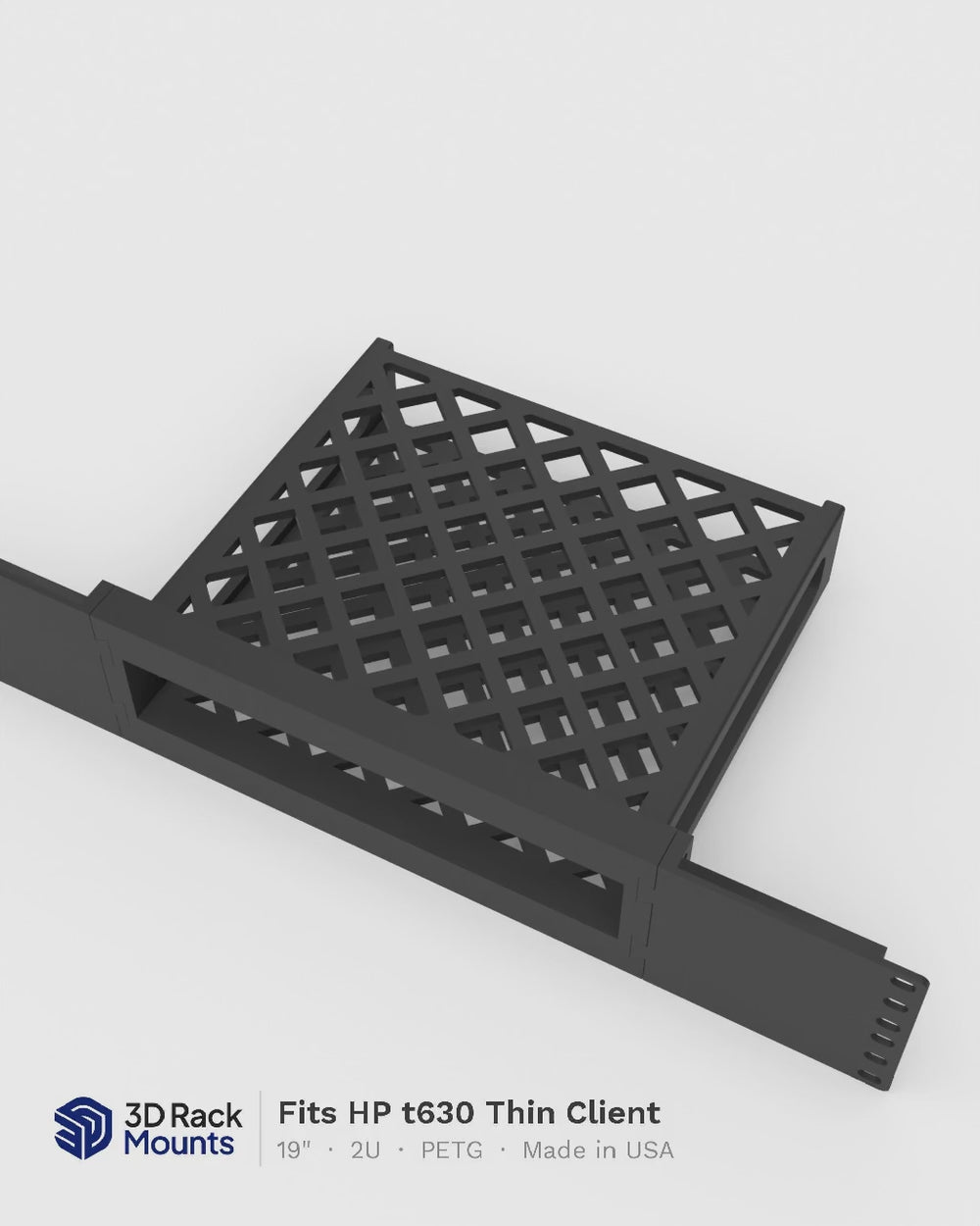 HP t630 Thin Client rack mount video