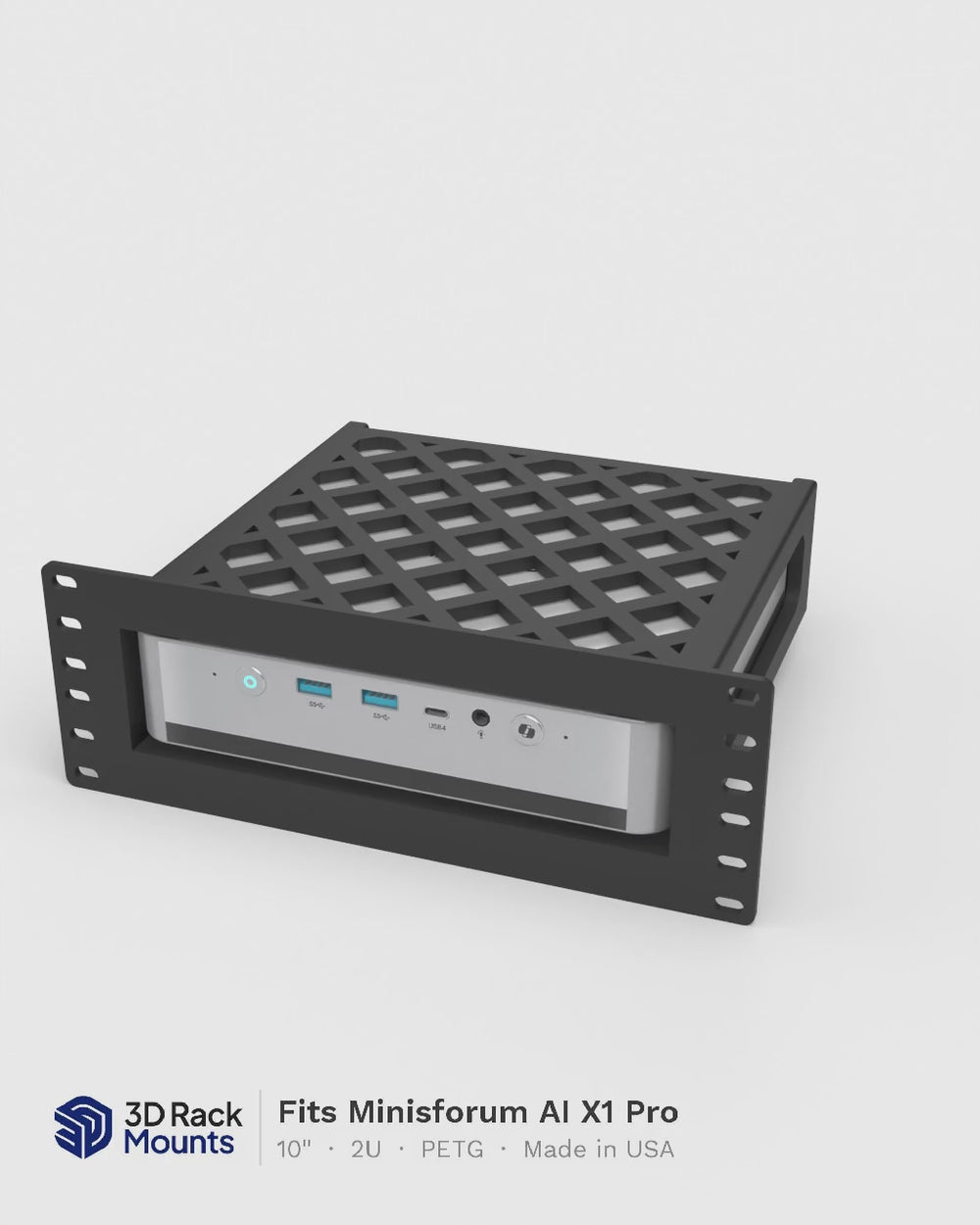 Minisforum AI X1 Pro rack mount video