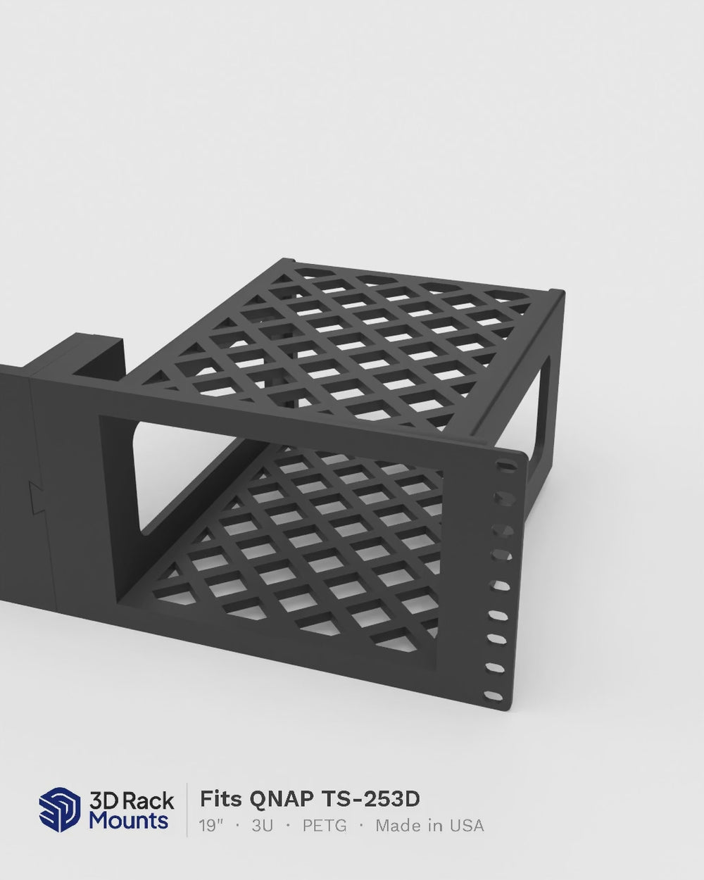 QNAP TS-253D rack mount video