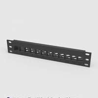 12 Keystone Jacks rack mount video