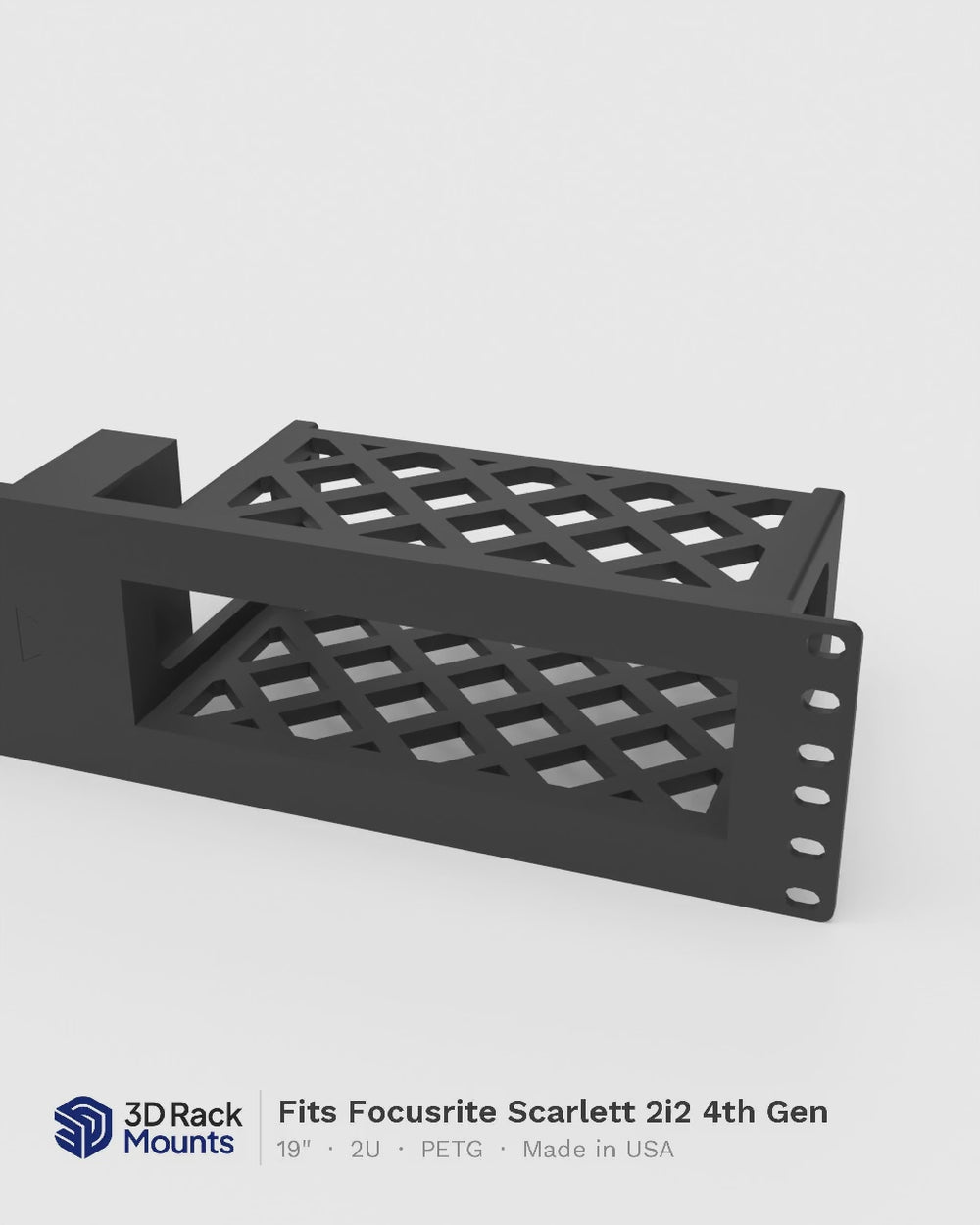 Focusrite Scarlett 2i2 4th Gen rack mount video