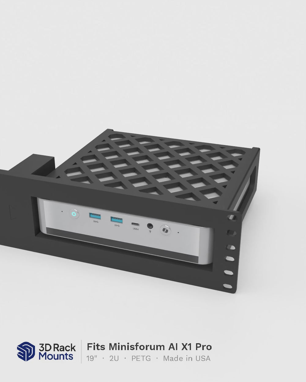 Minisforum AI X1 Pro rack mount video