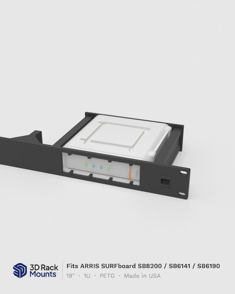 Arris Surfboard Modem rack mount video