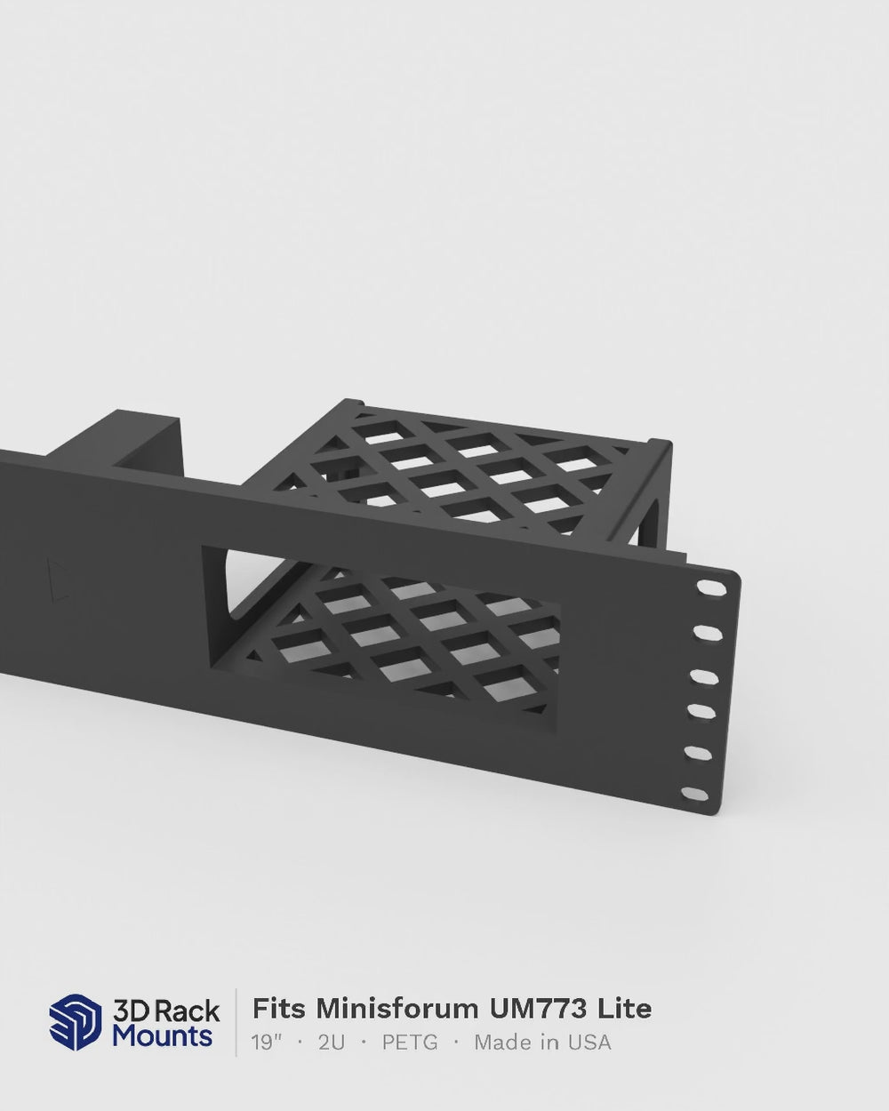 Minisforum UM773 Lite rack mount video