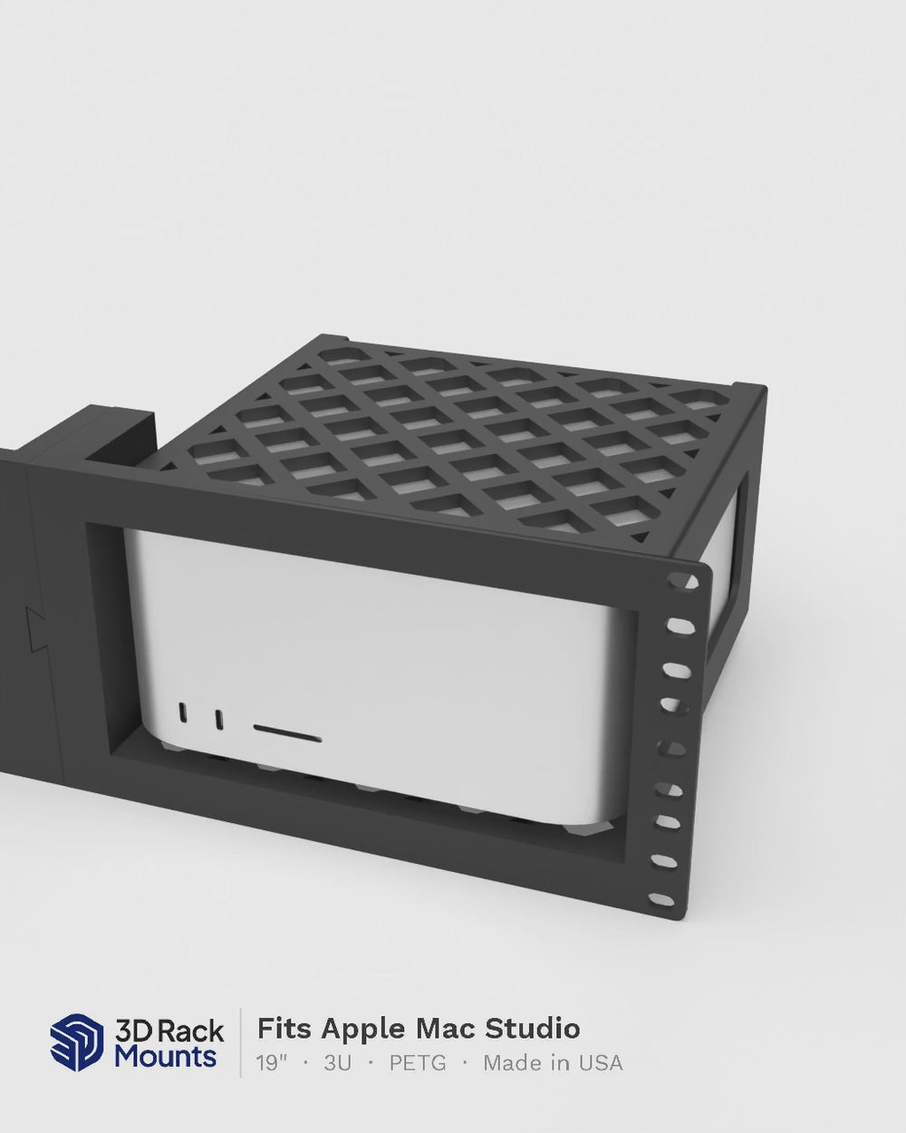 Apple Mac Studio rack mount video