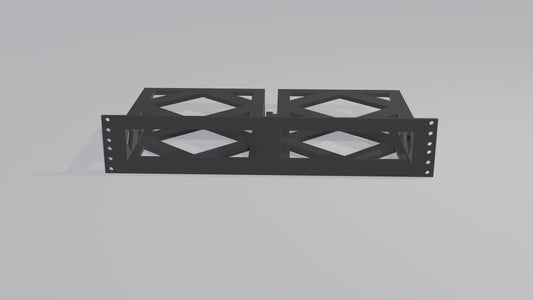 19" Minisforum MS-01, MS-A2 & MS-R1 Rack Mount - 2U